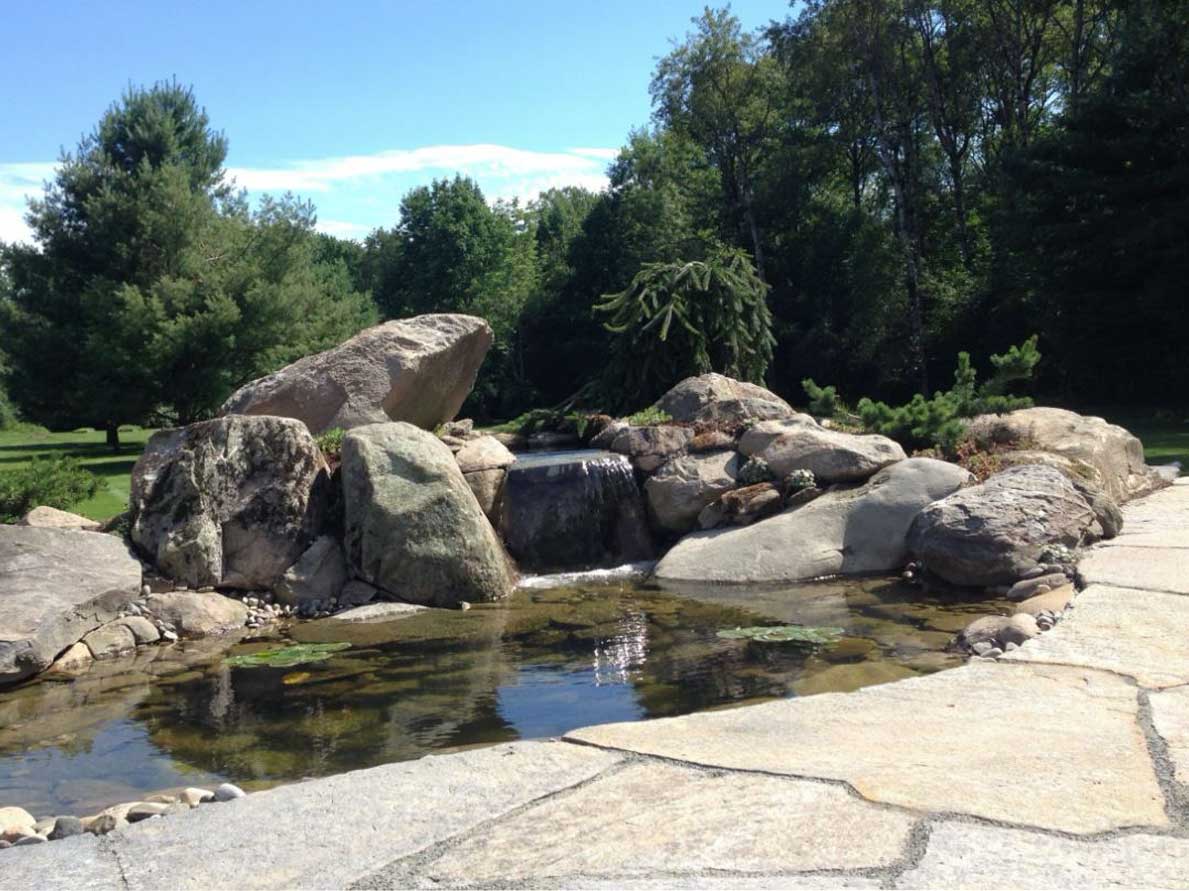 Andrew Zema Landscaping | Waterfall and Pond